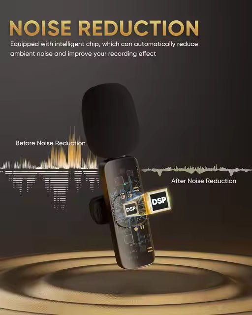 CLIPMIC Portable Noise Reduction Wireless Microphone