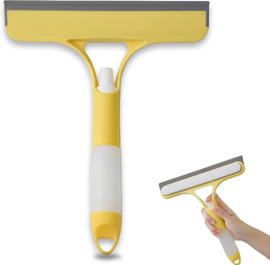 3-in-1 Spray Window & Mirror Squeegee