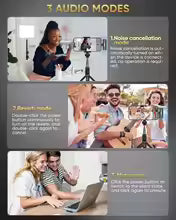 CLIPMIC Portable Noise Reduction Wireless Microphone