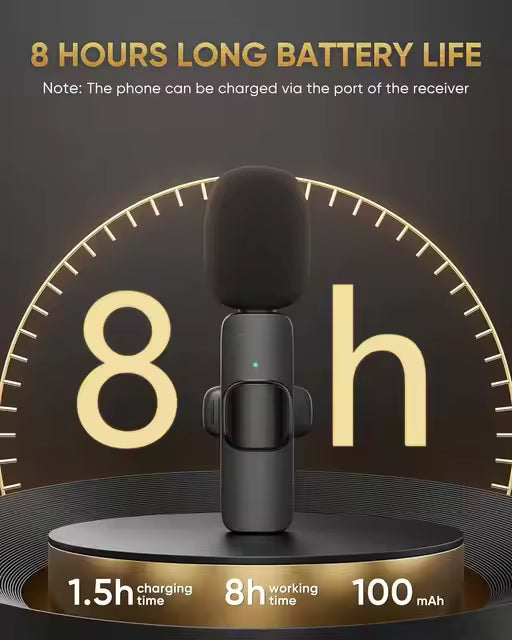 CLIPMIC Portable Noise Reduction Wireless Microphone